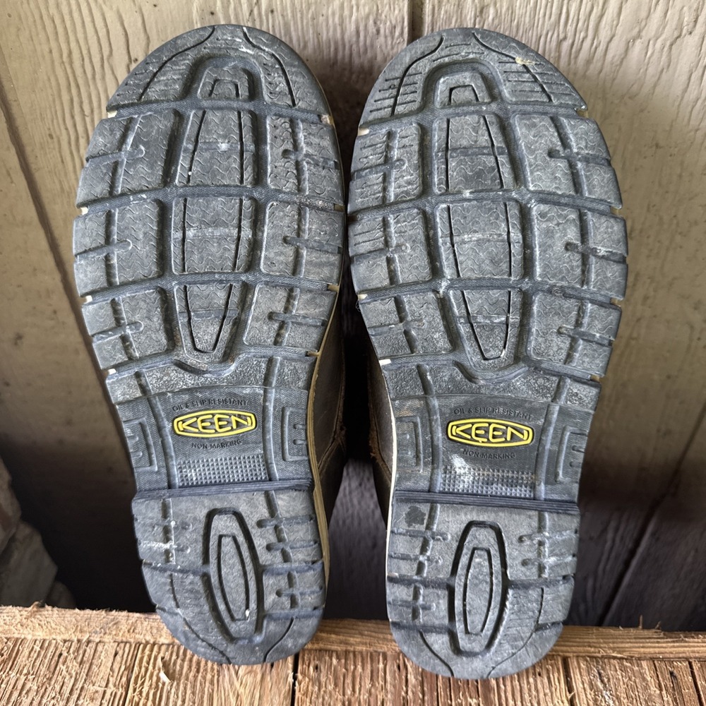 KEEN Utility Men's San Jose 6" Waterproof Work Boots Size 8.5 D Cascade Brown - Picture 11 of 11
